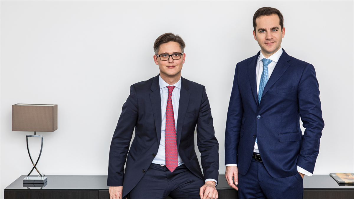 Himmelblau-Geschäftsführer Jacob Homan und Georg Haas