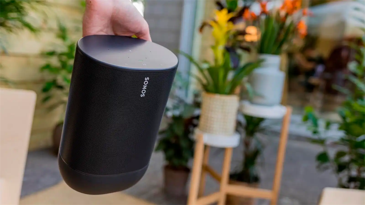 Sonos Move tragbarer WLAN- & Bluetooth-Lautsprecher mit AirPlay 2